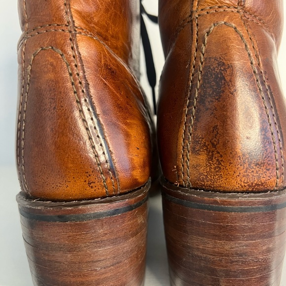 Frye Sabrina 6G Lace-Up Boots 8.5 Made USA - Picture 4 of 7